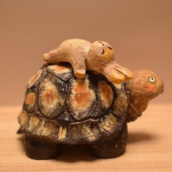 リクガメとウサギ（売れました。）