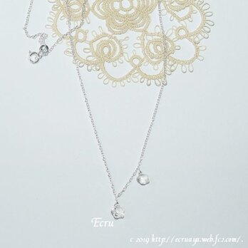 *春眠*クリスタルのスターカットのネックレス