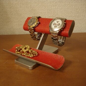腕時計　飾る　手動式だ円パイプ可変式腕時計スタンド　NO190412の画像