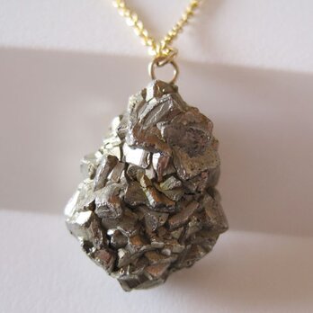パイライトの原石ネックレス/黄鉄鉱　14kgfの画像