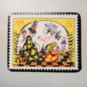 旧東ドイツ　童話切手ブローチ5114の画像