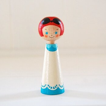 ［conocokeshi］指人形・hand puppet［５４］赤い髪のアリスの画像