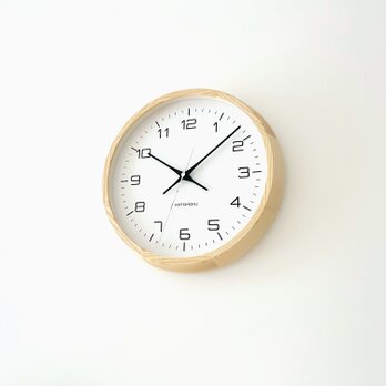 KATOMOKU muku clock 11 ナチュラル km-94NA 掛け時計 木製 無垢材