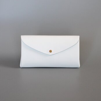 ベーシック ロングウォレット＃白 / basic long wallet #whiteの画像