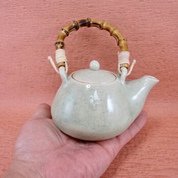 陶器 小型どびん　ビードロ風　【190408】の画像