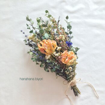 チューリップとユーカリのブーケ･スワッグ 母の日にも☆