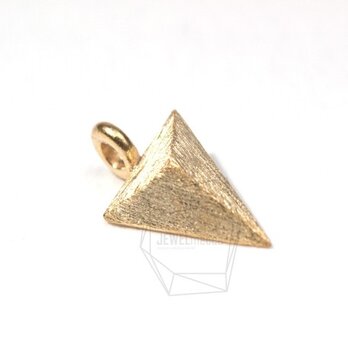 PDT-060-MG【4個入り】3D三角形ペンダント,3D triangle Pendantの画像