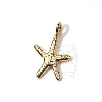 PDT-070-G【4個入り】ヒトデペンダント,Starfish Ocean Under the Seaの画像