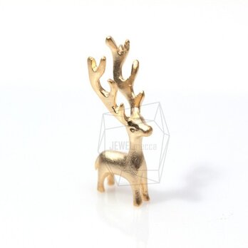 PDT-079-MG【4個入り】鹿のペンダント,Deer with Antler Pendantの画像