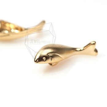 PDT-095-MG【4個入り】イルカペンダント,Dolphin Pendant/ 4mmx17mmの画像