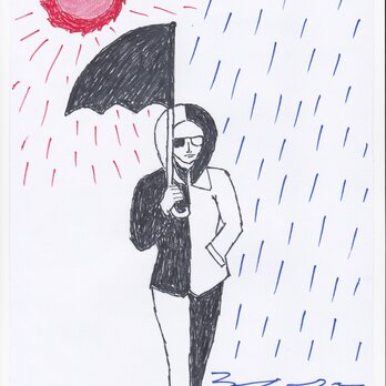 A4ポスター　半傘の画像