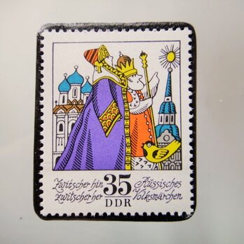 ドイツ　童話切手ブローチ　5146の画像