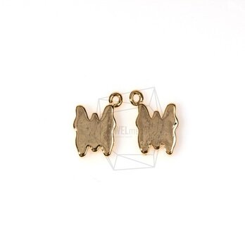 PDT-292-G【2個入り】フラットバタフライシャドウペンダント,Flat Butterfly Shadowの画像