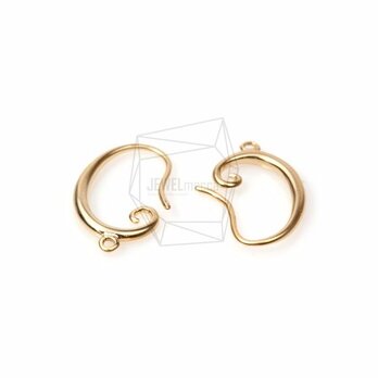 ERG-101-MG【4個入り】シンプルピアスフック,Simple Line Hook Ear Wiresの画像