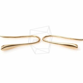 ERG-086-MG【4個入り】シンプルピアスフック,Simple Line Hook Ear Wiresの画像