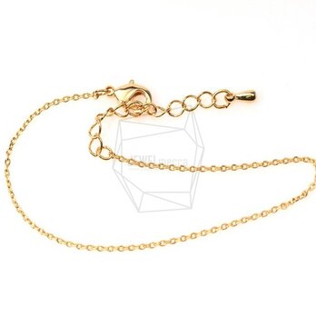 CHN-002-G【4個入り】ブレスレットチェーン,Chain for Bracelet/19.3cmの画像