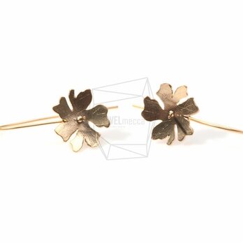 ERG-139-MG【2個入り】フラワーピアス, Flower Ear Wireの画像