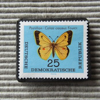 ドイツ　蝶切手ブローチ　5159の画像