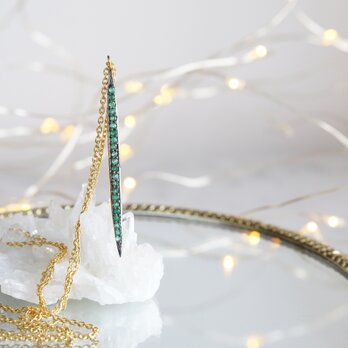 Emerald Pave Necklaceの画像