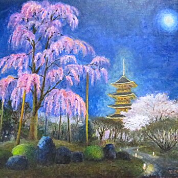 糸桜「不二桜」の画像