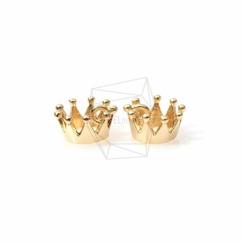 PDT-668-MG【4個入り】クラウンペンダント,Tiny Crown Pendantの画像