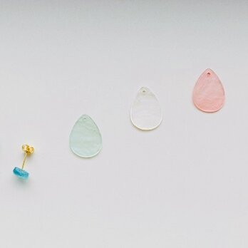 〔2way〕Colorful rain ･゜ﾟ Apatite 純金箔の画像