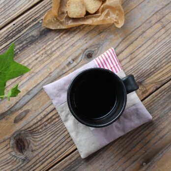 パッチワークの大きめコースター