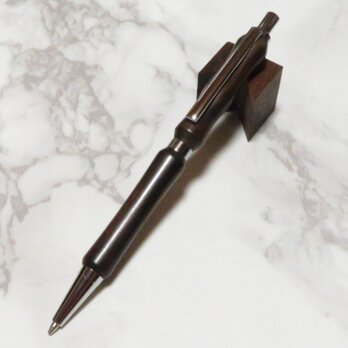 銘木黒檀で作った手作りシャープペンの画像