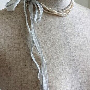 淡水pearlの４連ネックレスの画像