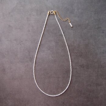 【K14gf】Seed Pearl Necklace／シードパールネックレスの画像