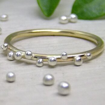 白銀の朝露＊dot 14kgf ringの画像