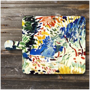 【アンリ マティス landscape】スマホケース手帳型 全機種 対応 絵画 人気 プレゼント iPhoneXRの画像