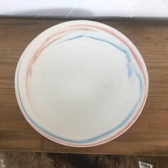 plate シンプルな皿 練り上げの画像