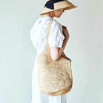 完売●ラフィア ショルダーバック [UK-B003]