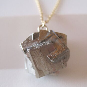 パイライトの原石ネックレス/黄鉄鉱  14kgfの画像
