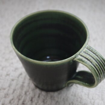 マット調の織部コーヒーカップ＃３の画像