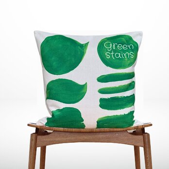 森のクッション green stains design -ヒノキの香り-の画像
