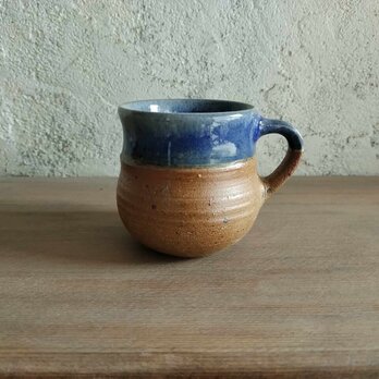 mug cup M（coffee cup）・青の画像