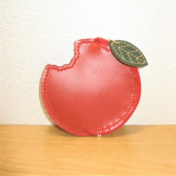 リンゴのコインケースの画像