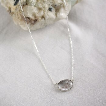 Lepidocrocite in Quartz Necklace レピドクロサイトinクォーツネックレス　SV925の画像