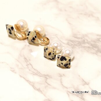 Pyramid stone pierce dalmatianの画像