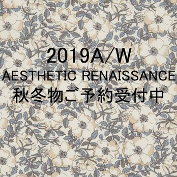 2019Ａ/Ｗ　Aesthetic Renaissance　ご予約販売の画像