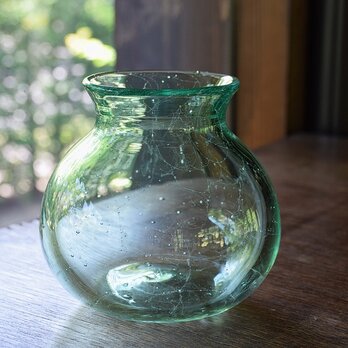 網泡花瓶＜エメラルドグリーン＞の画像