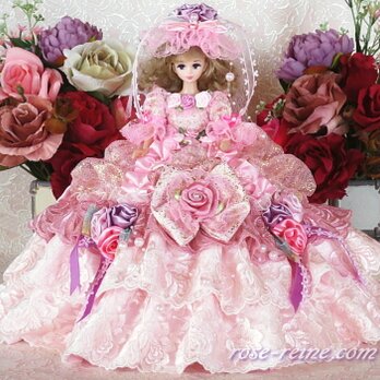 ベルサイユキュート 薔薇の花園 スウィートピンクボリュームフリルドレスの画像