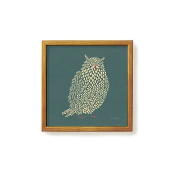 Poster + Frame 20 / Fluffy scops owlの画像
