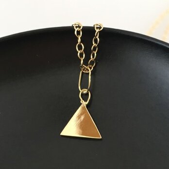 神秘三角形◇K14ゴールドペンダントの画像