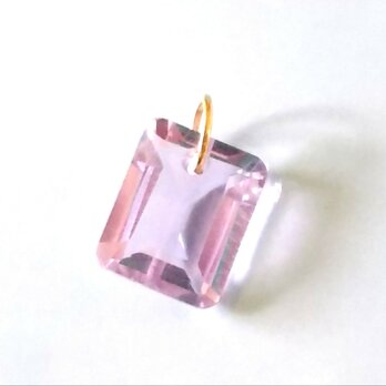 K18 ピンクアメジスト ネックレス キャンデイチャームの画像