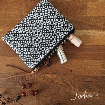 pouch[手織りミニポーチ]ブラック