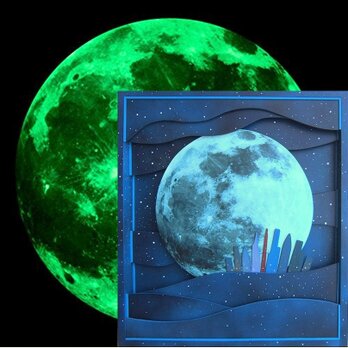 ♥10万越えました(#^.^#) 本日は送料無料 ★直径30cmの月が光ます～大月屋の画像
