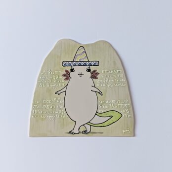 タイルの動物図鑑　メキシコサンショウウオ